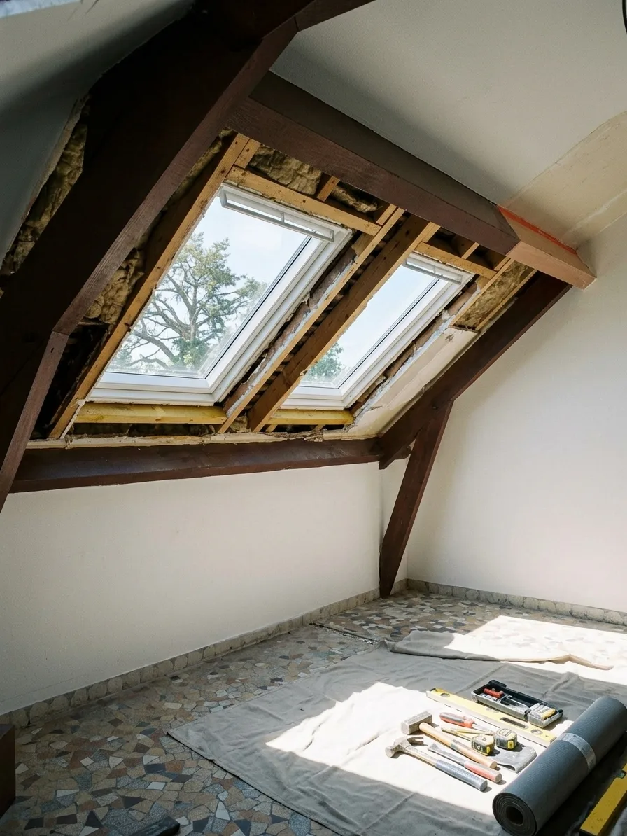 Installation de fenêtres de toit à Brie-Comte-Robert